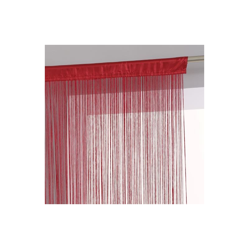 Rideau fil rouge 90X200 cm Guyane