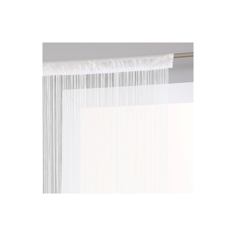 Rideau fil blanc 90X200 cm Guyane