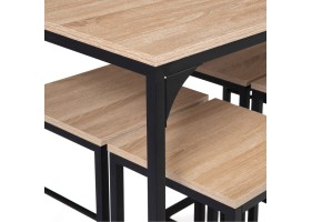 Table Bar + 6 Tabourets