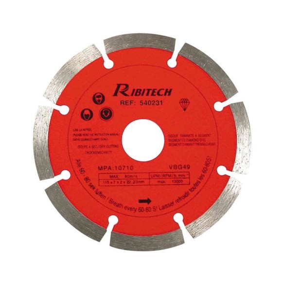 Disque Diamante Segment 115Mm