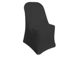 Housse Spandex Noire Pour Chaise