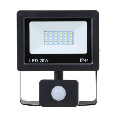 W-Lite Projecteur LED 20 W avec détecteur de mouvement pour