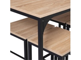 Table Bar + 6 Tabourets