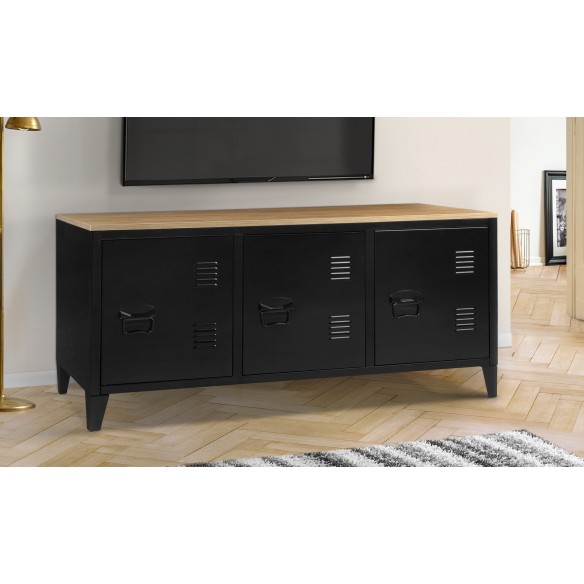 Meuble Tv Bois Metal Storvik