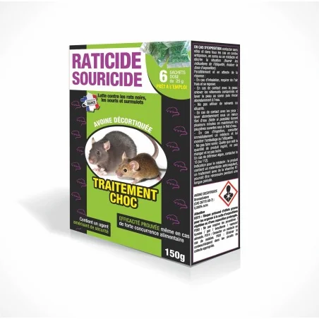 Raticide souricide avoine 150G