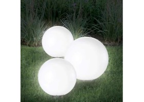 Lampe boule solaire diam 30 cm