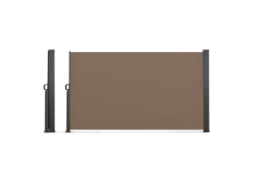 Paravent retractable taupe 2,5x1,6m