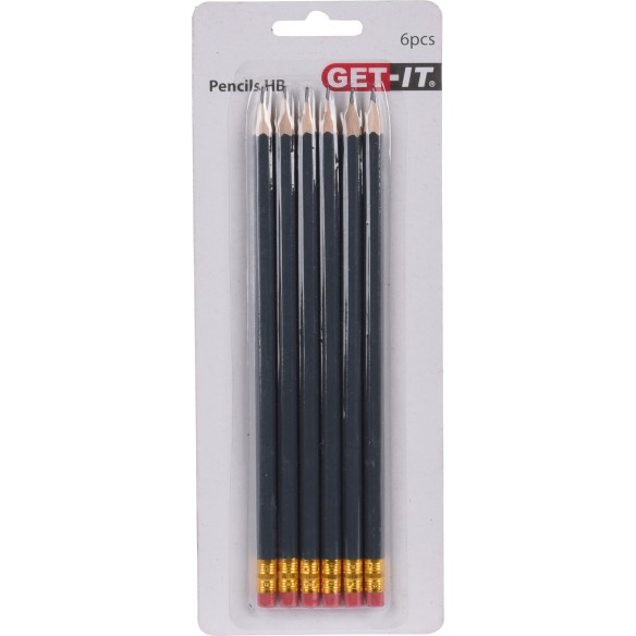 Crayon + gomme X6