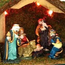 Crèche santons 5 led
