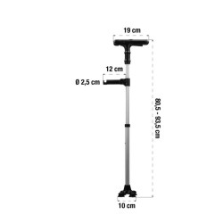 Canne led pince et alarme