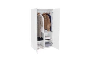 Armoire Marius 2 portes 80x48x167 cm