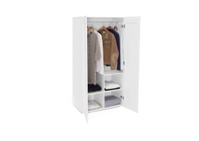 Armoire Marius 2 portes 80x48x167 cm