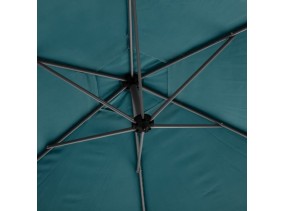 Parasol déporté Diam 300cm Bleu canard