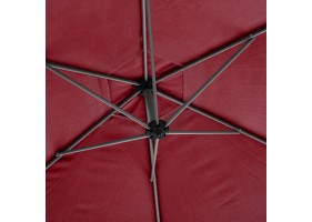 Parasol déporté Diam 300cm Bordeaux