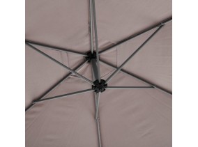 Parasol déporté Diam 300cm Taupe