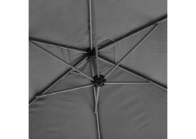 Parasol déporté Diam 300cm Ardoise