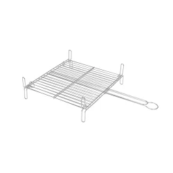 Double grille barbecue 40x40cm