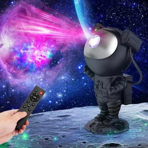 Projecteur astronaute Black