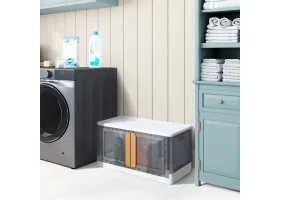 Boîte de rangement empilable 72L