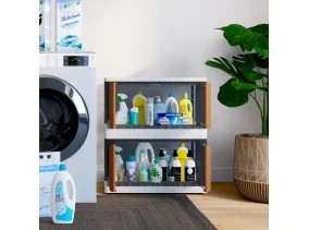 Boîte de rangement empilable 72L X2