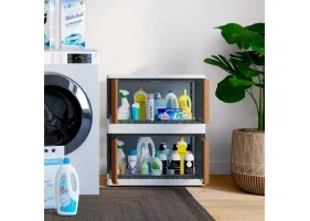 Boîte de rangement empilable 72L X2