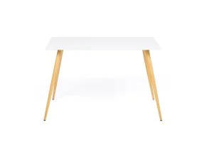 Table à manger SALLY 120cm blanc