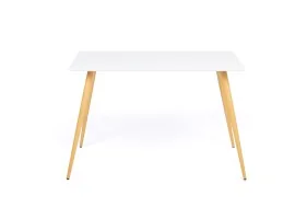 Table à manger SALLY 120cm blanc