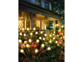 Piquet lucioles solaire 6,8 ou 10 led X2