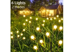 Piquet lucioles solaire 6,8 ou 10 led X2