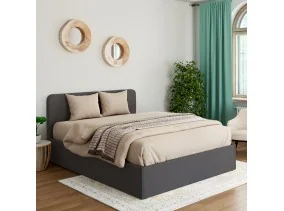 Lit coffre Louise + Tête de lit 140X190c