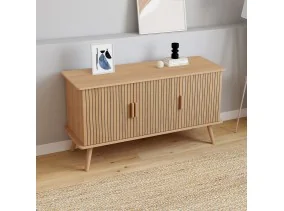 Buffet Faustine effet lattes 3 portes