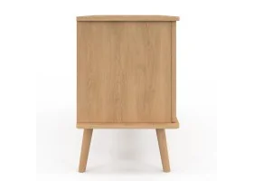 Buffet Faustine effet lattes 3 portes