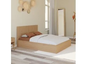 Lit coffre Faustine + Tête de lit 140X19