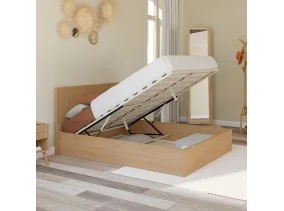 Lit coffre Faustine + Tête de lit 140X19