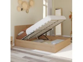 Lit coffre Faustine + Tête de lit 160X20