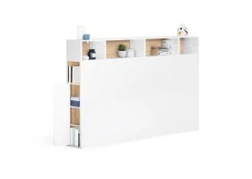 Tête de lit Léo 165cm + rangement bois/b