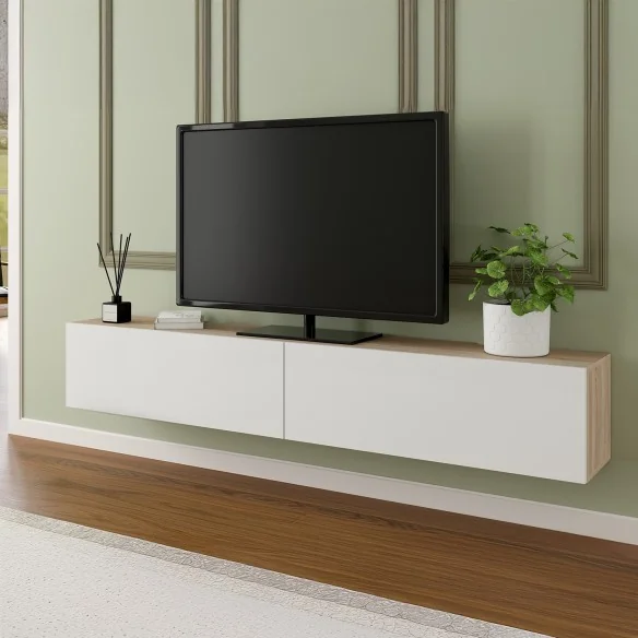 Meuble TV suspendu Michigan 180cm