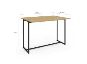 Console dépliable Memphis 110cm