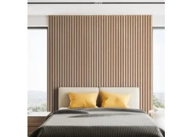 Panneau lattes bois 240x60 cm X2