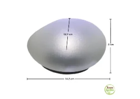 Galet lumineux solaire 16.6x14.4x11CM