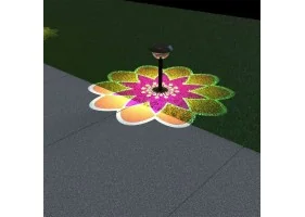 Lampe solaire Mandala