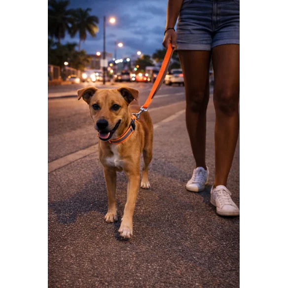 Collier pour chien + laisse