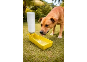 Bouteille chien + distributeur