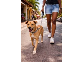 Laisse pour chien métal