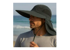 Chapeau protège soleil vert
