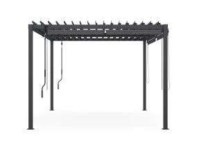 Pergola bioclimatique 4x3m avec stores