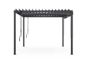 Pergola bioclimatique 4x3m avec stores