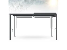 Pergola bioclimatique 4x3m avec stores