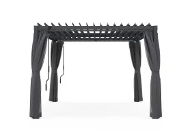 Pergola bioclimatique 4x3 + moustiquaire