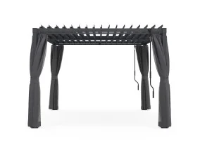 Pergola bioclimatique 4x3 + moustiquaire